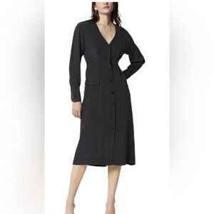 Equipment Black Silk Teodora Dress - NWT